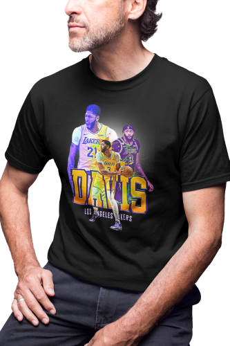 KOSZULKA DLA KOSZYKARZA KOSZYKÓWKA SPORT GWIAZDY KOSZYKÓWKI NBA DAVIS LA LAKERS 