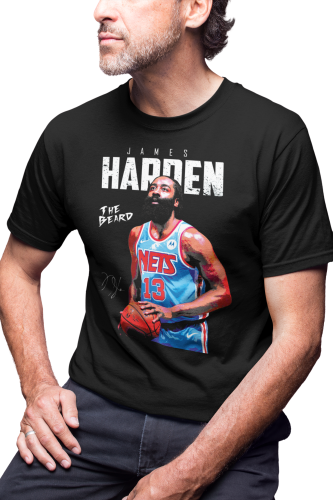 KOSZULKA DLA KOSZYKARZA KOSZYKÓWKA SPORT GWIAZDY KOSZYKÓWKI NBA JAMES HARDEN THE BEARD