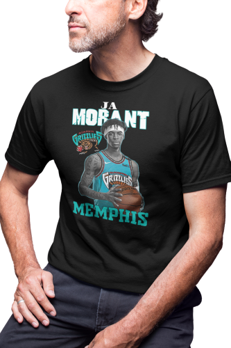 KOSZULKA DLA KOSZYKARZA KOSZYKÓWKA SPORT GWIAZDY KOSZYKÓWKI NBA JA MORANT MEMPHIS