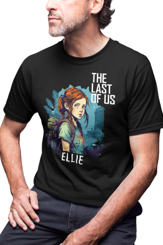 KOSZULKA MĘSKA SERIALOWA SERIAL THE LAST OF US ELLIE ODPORNA 