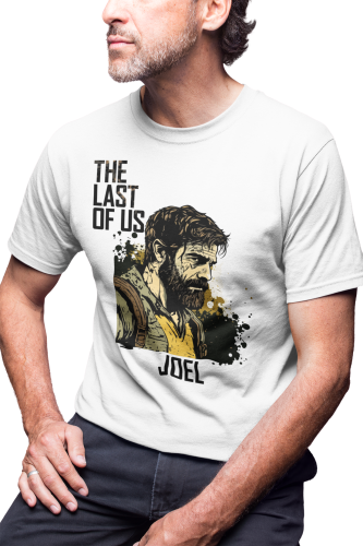 KOSZULKA MĘSKA SERIALOWA SERIAL THE LAST OF US JOEL GŁÓWNY BOHATER 