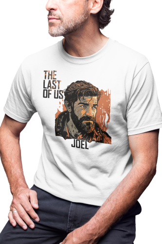 KOSZULKA MĘSKA SERIALOWA SERIAL THE LAST OF US JOEL POSTAĆ Z GRY 
