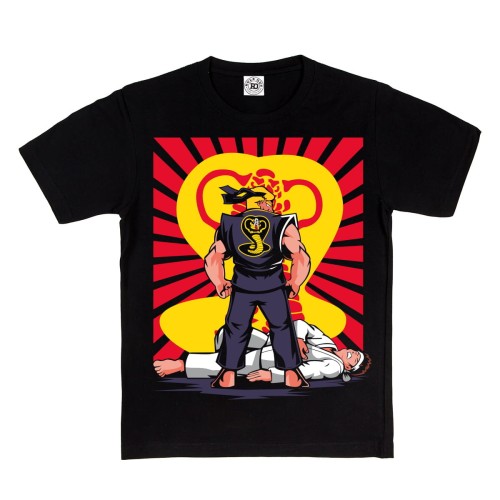 DZIECIĘCA KOSZULKA SERIALOWA SERIAL COBRA KAI KARATE KID FIGHT WALKA 1