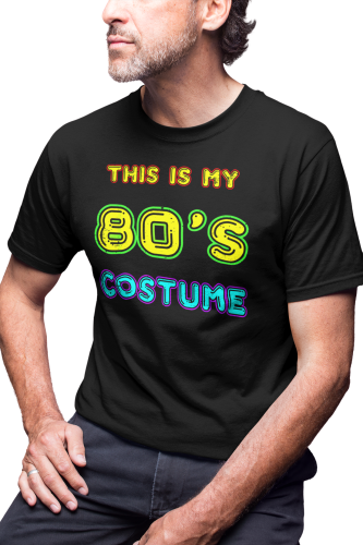 KOSZULKA MĘSKA RETRO VINTAGE LATA 80. OLD SCHOOL THIS IS MY 80'S COSTUME 