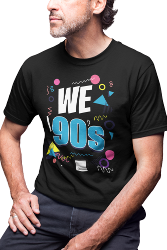 KOSZULKA MĘSKA RETRO VINTAGE LATA 90. OLD SCHOOL WE 90'S IMPREZA