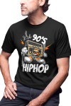 KOSZULKA MĘSKA RETRO VINTAGE LATA 90. OLD SCHOOL MUZYKA 90'S HIP HOP