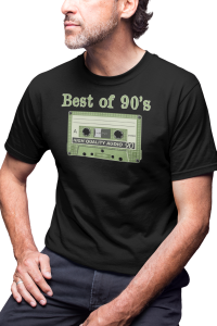 KOSZULKA MĘSKA RETRO VINTAGE LATA 90. OLD SCHOOL MIXTAPE MUZYKA BEST OF 90'S