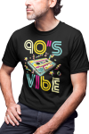 KOSZULKA MĘSKA RETRO VINTAGE LATA 90. OLD SCHOOL MIXTAPE 90'S VIBE MUSIC