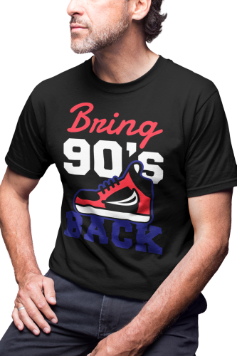 KOSZULKA MĘSKA RETRO VINTAGE LATA 90. OLD SCHOOL BRING 90'S BACK 
