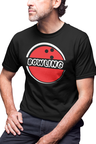 KOSZULKA MĘSKA BOWLINGOWA BOWLING NA KRĘGLE KRÓL BOWLINGU KULA  