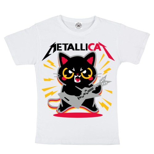 DZIECIĘCA KOSZULKA MUZYCZNA METALLICA METALLICAT KOT KOTEK 1
