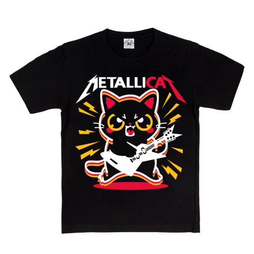 DZIECIĘCA KOSZULKA MUZYCZNA METALLICA METALLICAT KOT KOTEK 1