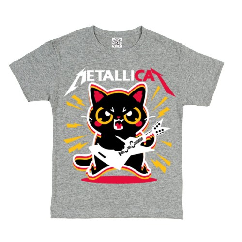 DZIECIĘCA KOSZULKA MUZYCZNA METALLICA METALLICAT KOT KOTEK 1