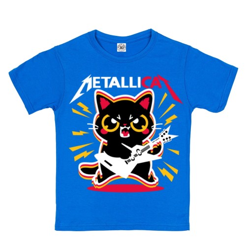 DZIECIĘCA KOSZULKA MUZYCZNA METALLICA METALLICAT KOT KOTEK 1