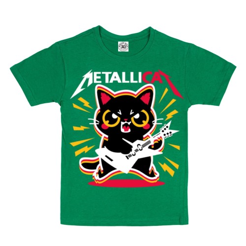DZIECIĘCA KOSZULKA MUZYCZNA METALLICA METALLICAT KOT KOTEK 1