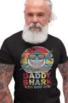 KOSZULKA MĘSKA PREZENT NA DZIEŃ OJCA DLA TATY REKIN DADDY SHARK DOO DOO DOO VINTAGE
