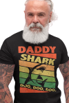 KOSZULKA MĘSKA PREZENT NA DZIEŃ OJCA DLA TATY DADDY SHARK VINTAGE