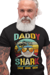 KOSZULKA MĘSKA PREZENT NA DZIEŃ OJCA DLA TATY OKULARY DADDY SHARK DOO DOO DOO SUMMER SUNGLASSES