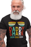 KOSZULKA MĘSKA PREZENT NA DZIEŃ OJCA DLA TATY DADDY SHARK SŁONECZNE OKULARY