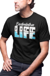 KOSZULKA MĘSKA GRA W BADMINTONA DO BADMINTONA SPORT BADMINTON LIFE