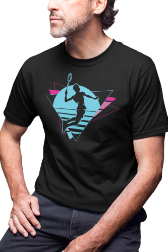 KOSZULKA MĘSKA GRA BADMINTON DO BADMINTONA SPORT ZAGRYWKA