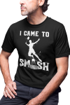KOSZULKA MĘSKA GRA BADMINTON DO BADMINTONA SPORT I CAME TO SMASH