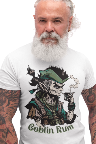 KOSZULKA MĘSKA RUM ALKOHOL ZŁOŚLIWY GOBLIN  