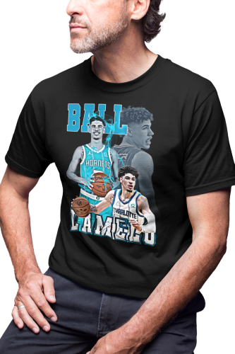 KOSZULKA DLA KOSZYKARZA KOSZYKÓWKA SPORT GWIAZDY KOSZYKÓWKI LAMELO BALL 