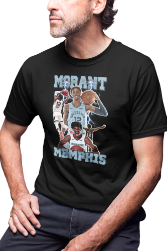 KOSZULKA DLA KOSZYKARZA KOSZYKÓWKA SPORT GWIAZDY KOSZYKÓWKI MORANT MEMPHIS 