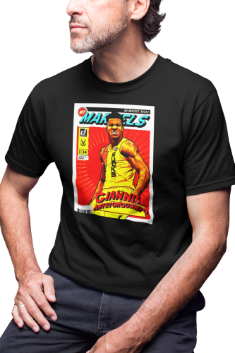 KOSZULKA DLA KOSZYKARZA KOSZYKÓWKA SPORT GWIAZDY KOSZYKÓWKI GIANNIS ANTETOKOUNMPO MARVELS 