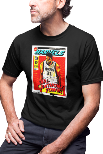 KOSZULKA DLA KOSZYKARZA KOSZYKÓWKA SPORT GWIAZDY KOSZYKÓWKI KARL-ANTHONY TOWNS MARVELS 