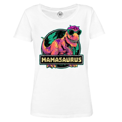 KOSZULKA DAMSKA NA DZIEŃ MATKI PREZENT DLA MAMY MAMASAURUS PIN UP 1