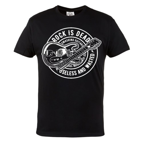 KOSZULKA MĘSKA ROCK IS DEAD - SMASHING GUITARS 