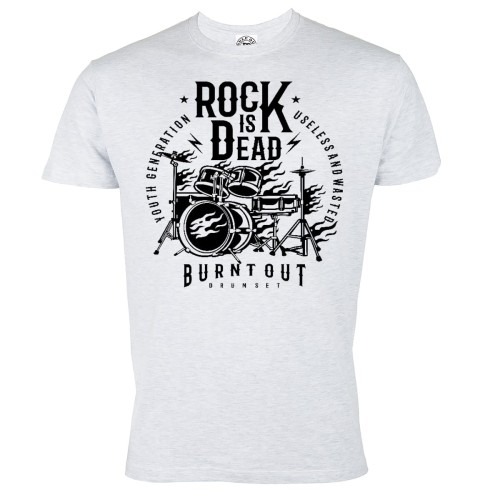 KOSZULKA MĘSKA ROCK IS DEAD BURNTOUT 