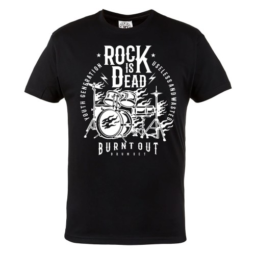 KOSZULKA MĘSKA ROCK IS DEAD BURNTOUT 2