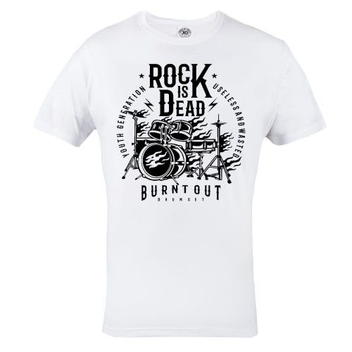 KOSZULKA MĘSKA ROCK IS DEAD BURNTOUT 3