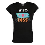 KOSZULKA DAMSKA PREZENT NA DZIEŃ MAMY ŻONA MAMA SZEFOWA WIFE MOM BOSS 116