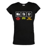 KOSZULKA DAMSKA PREZENT NA DZIEŃ MAMY MAMA PIERWIASTKI MO-TH-ER
