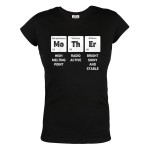 KOSZULKA DAMSKA PREZENT NA DZIEŃ MAMY MAMA PIERWIASTKI MO-TH-ER 123