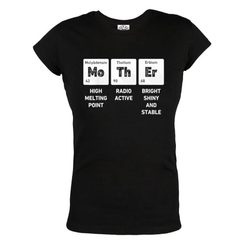 KOSZULKA DAMSKA PREZENT NA DZIEŃ MAMY MAMA PIERWIASTKI MO-TH-ER 123