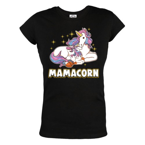 KOSZULKA DAMSKA PREZENT NA DZIEŃ MAMY DLA MAMY MAMACORN UNICORN MAMA JEDNOROŻEC
