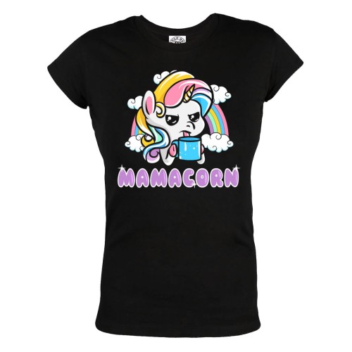 KOSZULKA DAMSKA PREZENT NA DZIEŃ MAMY DLA MAMY MAMACORN UNICORN MAMA JEDNOROŻEC