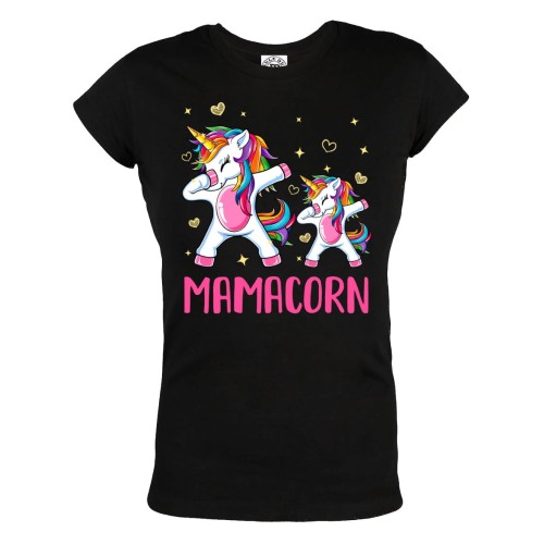 KOSZULKA DAMSKA PREZENT NA DZIEŃ MAMY DLA MAMY MAMACORN UNICORN DABBING