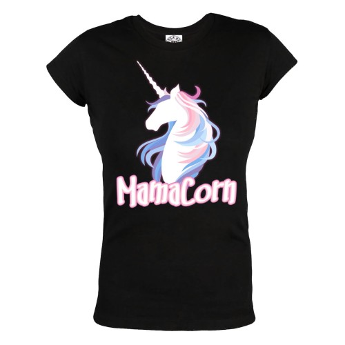 KOSZULKA DAMSKA PREZENT NA DZIEŃ MAMY DLA MAMY MAMACORN UNICORN JEDNOROŻEC
