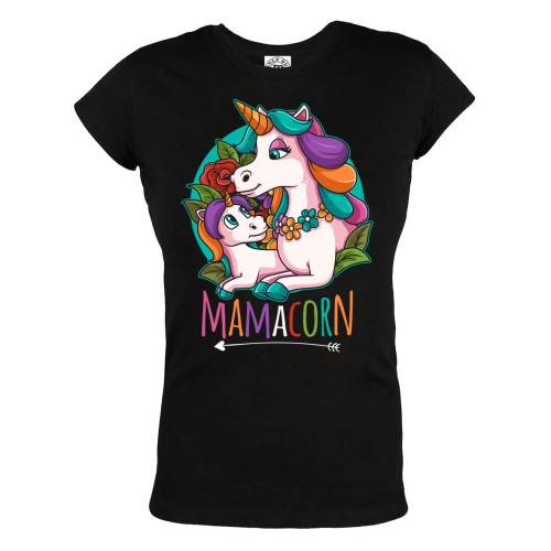 KOSZULKA DAMSKA PREZENT NA DZIEŃ MATKI DLA MAMY MAMACORN UNICORN JEDNOROŻEC 1