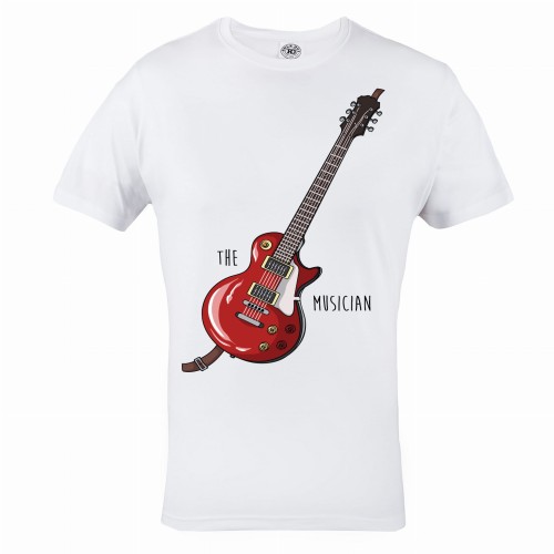 KOSZULKA MĘSKA GITARA ELEKTRYCZNA DLA MUZYKA THE MUSICIAN