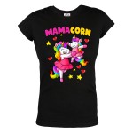 KOSZULKA DAMSKA PREZENT NA DZIEŃ MATKI DLA MAMY MAMACORN UNICORN TĘCZOWE JEDNOROŻCE BALETNICE