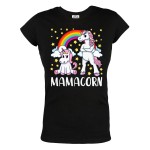 KOSZULKA DAMSKA PREZENT NA DZIEŃ MATKI DLA MAMY MAMACORN UNICORN JEDNOROŻCE TĘCZA