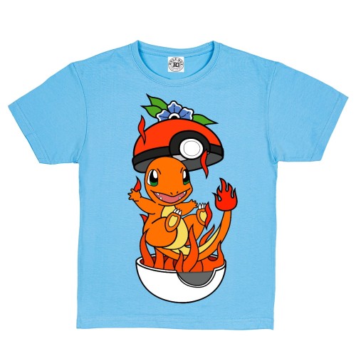 DZIECIĘCA KOSZULKA POKEMON GO POKEMONY POKEBALL PREZENT NA DZIEŃ DZIECKA CHARMANDER 1