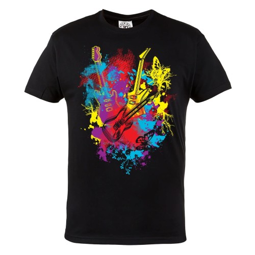 KOSZULKA MĘSKA RAINBOW GUITAR 